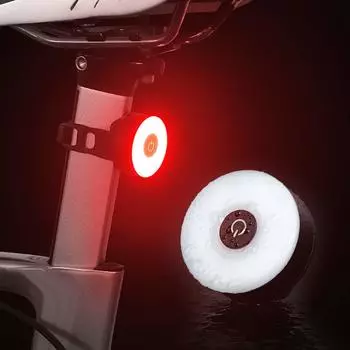 ziyue Safety Light Велосипедный светодиодный задний фонарь с зарядкой от USB, 5 режимов освещения, высокая яркость, водонепроницаемый IPX5, задний фонарь для шоссейного велосипеда, простая установка