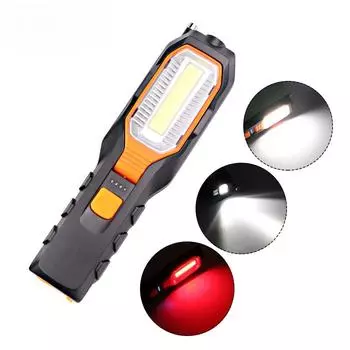ZK20 COB светодиодный рабочий USB перезаряжаемый гибкий магнитный инспекционный фонарь аварийный рабочий фонарь white light