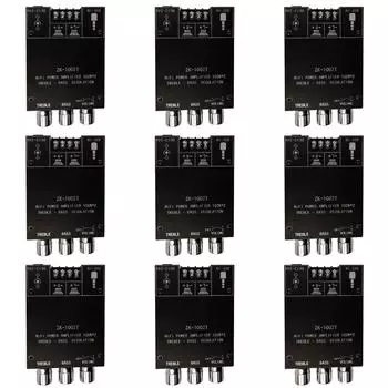 ZK-1002T Bluetooth-совместимый усилитель HIFI 2.0 канала 100Wx2 Аудиоплата