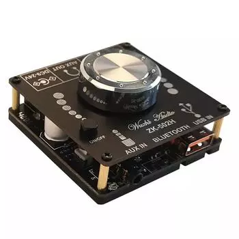 ZK-502H HIFI Bluetooth 5,0 TPA3116D2 Плата цифрового усилителя звука 50WX2 Стерео усилитель для домашнего кинотеатра AUX USB 50WX2