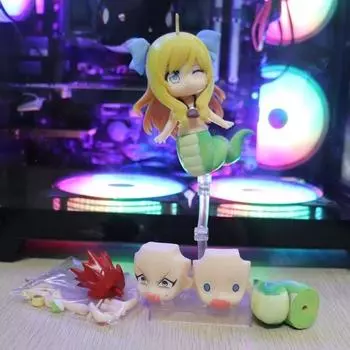 Злой Бог нанес удар моей девушке-дьяволице: Глиняные фигурки Злого Бога-чан Джашин-чан Дороппукикку Фигурки no original box