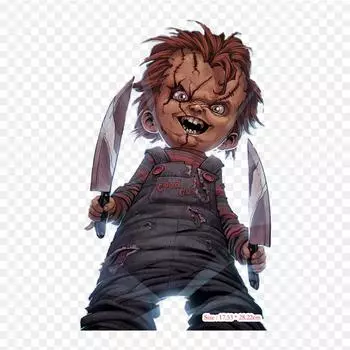 Злой Чаки, Чаки, ужасы, термопереносная печать, виниловые нашивки, наклейки для одежды, аппликации «сделай сам», моющиеся нашивки