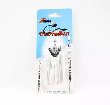 Zman Chatterbait 3/8 oz Тонущая Приманка Белая (0089)