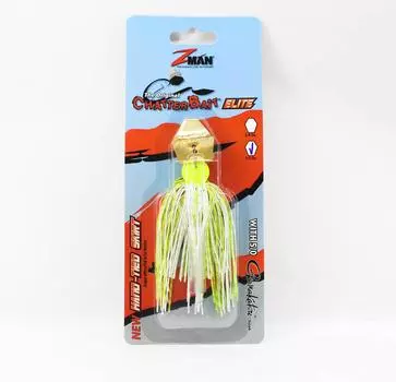 Zman Chatterbait Elite 1/2 унции Таблица тонущих приманок, белый (1539)