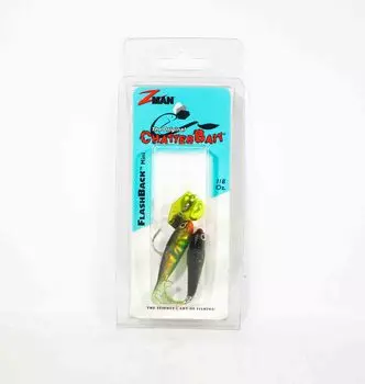 Zman Chatterbait Flashback Mini 1/8 унции Шартрез Firetiger (0372)