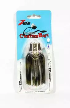 Zman Chatterbait Mini 3/8 oz Тонущая приманка Зеленая тыква Фиолетовый (0778)