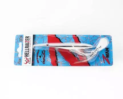 Zman Hell Raizer Tail Blade 5-дюймовая тонущая приманка, хром (3482)