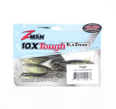 Zman Мягкая приманка ароматизированная PogyZ 3 дюйма 5 в упаковке Bad Shad (2468)