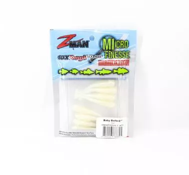 Zman Soft Lure Baby BallerZ 2 дюйма, 8 шт. в упаковке, жемчуг (6605)