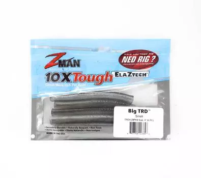 Zman Soft Lure Big TRD 4 дюйма 6 шт. в упаковке Корюшка (3646)