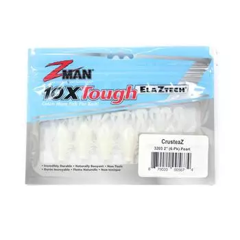 Zman Soft Lure CrusteaZ 2 дюйма, 6 шт. в упаковке, жемчуг (5674)