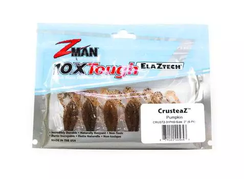 Zman Soft Lure CrusteaZ 2 дюйма 6 штук в упаковке Тыква (5643)