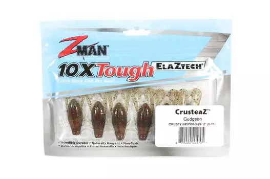 Zman Soft Lure CrusteaZ 2 Inch 6/Pack Gudgeon (5704)