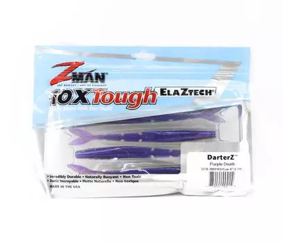 Zman Soft Lure DarterZ 6 Inch 5 шт. в упаковке Purple Death (4110)
