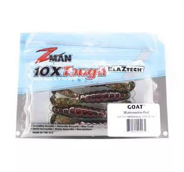 Zman Soft Lure Goat 3,75 дюйма, 4 шт. в упаковке, арбузно-красный (4271)