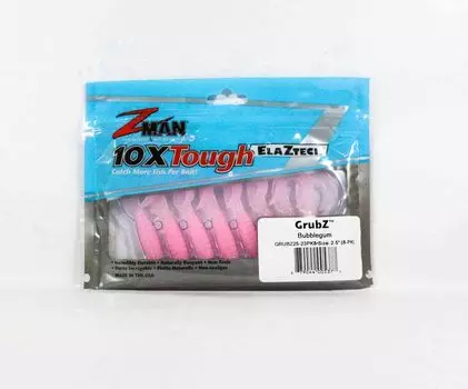 Zman Soft Lure GrubZ 2,5 дюйма, 8 шт. в упаковке, жевательная резинка (5377)
