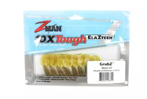 Zman Soft Lure GrubZ 2 Inch 8 в упаковке Моторное масло (3311)