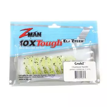 Zman Soft Lure GrubZ 2 Inch 8/Pack Chart Sparkle (3274)
