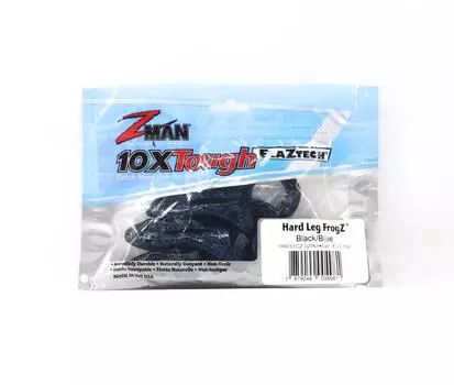 Zman Soft Lure Hard Leg Frogz 4 Inch 3/Pack Blue Back (4981)