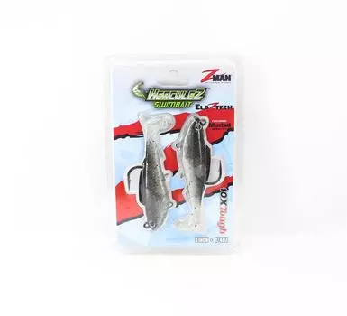 Zman Soft Lure Herculez Swimbait 3 дюйма 2 шт. в упаковке Bad Shad (5998)