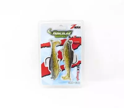Zman Soft Lure Herculez Swimbait 3 дюйма 2 шт. в упаковке Gold Rush (5981)
