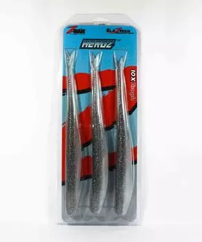 Zman Soft Lure HeroZ 10 Inch 3 шт. в упаковке Smoky Shad (8156)