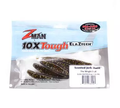 Zman Soft Lure Jerk ShadZ 4 дюйма 5 штук в упаковке The Wright Stuff (0405)