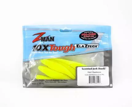 Zman Soft Lure Jerk ShadZ 5 дюймов, 5 шт. в упаковке. Горячая таблица (0108)