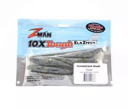 Zman Soft Lure Jerk ShadZ Scented 5 дюймов 5 шт. в упаковке Bluegill (1836)