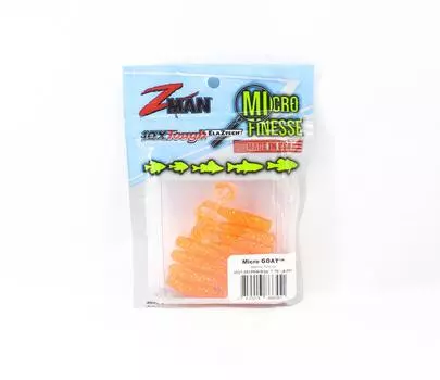 Zman Soft Lure Micro Goat 1,75 дюйма 8 шт. в упаковке Atomic Sunrise (6551)