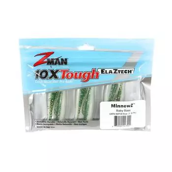 Zman Soft Lure MinnowZ 3 дюйма 6 шт. в упаковке для маленьких окуней (3441)