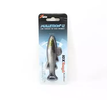 Zman Soft Lure Mulletron LT Swimbait 4,5-дюймовая кефаль серебристого цвета (6360)