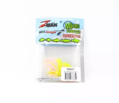 Zman Soft Lure StingerZ 2 дюйма, 8 шт. в упаковке, электрическая курица (3840)
