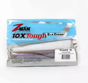 Zman Soft Lure StreakZ XL 8 дюймов, 2 шт. в упаковке, премьера (4424)