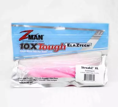 Zman Soft Lure StreakZ XL 8 дюймов, 2 шт. в упаковке, жевательная резинка (2604)