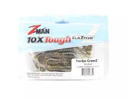 Zman Soft Lure Turbo CrawZ 4 дюйма, 6 шт. в упаковке (8729)