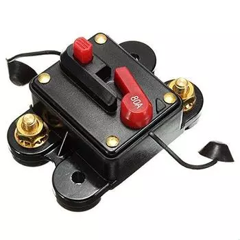 zmart 80A Предохранитель Автоматический выключатель Усилитель НЧ-динамик Автомобильный усилитель Автомобильная аудиосистема DC12-24V