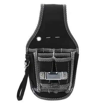 zmart 9 Pocket Electrician Bag Waist Bag Tool Difference Tool Bag Nail Bag Pliers Screwdriver Measure Holder 600D Nylon Tool Bag Calculator Waist