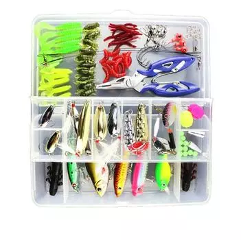 zmart minnow popper spoon hook lure 101 pieces fish fishing