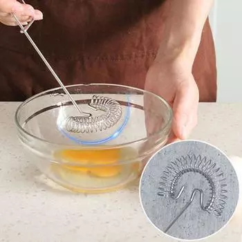 Змеевик для взбивания яиц, венчик для вспенивания молока, прочная мешалка, кухонный блендер