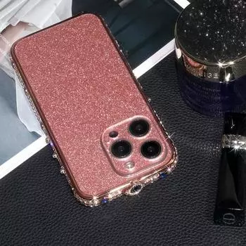 Змеиная голова с ромбовидной каймой и блестящей задней панелью с пленочным чехлом для телефона для IPhone 15 14 Plus 13 12 11 Pro Max XSMax 8 7 Plus Защитный чехол iPhone 7/8(no film) чёрный