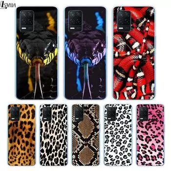 Змеиный леопардовый принт для Realme 8 8i V3 V5 GT Neo Flash Edition Explorer Master Neo2 Narzo 30 50i 50A C21Y, чехол для телефона Realme V3