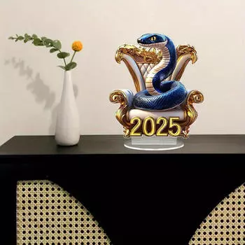 Змея настольный орнамент скульптура статуя год украшение для офиса столовая