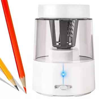 ZMOL Pencil Automatic Stop предотвращает компактный карандаш цветные карандаши начальная школа идеально подходит для точилки, электрической, автоматической, мини, перезаряжаемой,