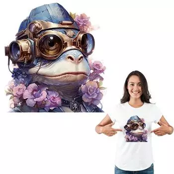 Значки для одежды, нашивки с животными, цветами, шапки «сделай сам», пальто, теплопередающие наклейки для одежды, наклейки, аппликация на одежду