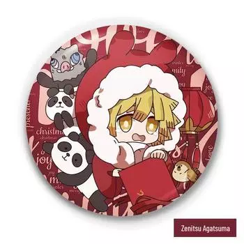 Значки Клинок, рассекающий демонов: Гию Томиока, Кёджуро Ренгоку, Иноске, Муичиро, Шинобу Кочо Аниме Мерч Z14: Zenitsu