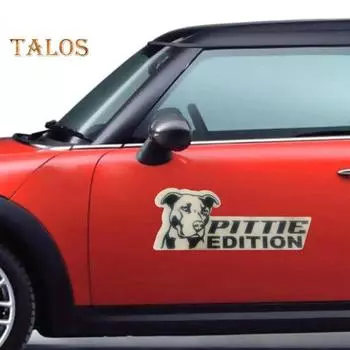 Значок автомобиля для собак, акриловая наклейка для значка собаки, устойчивая к атмосферным воздействиям эмблема собаки, наклейка, профессиональный дизайн, долговечное внешнее украшение автомобиля для собак B