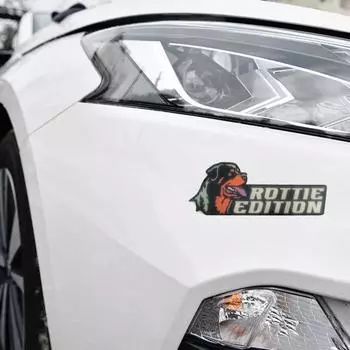 Значок автомобиля для собаки, акриловая наклейка для значка собаки, устойчивая к атмосферным воздействиям эмблема собаки, наклейка, профессиональный дизайн, долговечное внешнее украшение автомобиля