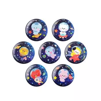 Значок банки BT21 [ПРОБЕЛ] 1 шт.