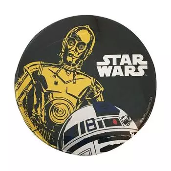Значок банки Star Wars SWTB596 7,5 см R2-D2 и C-3PO